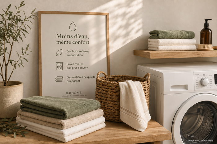 Sécheresse et restrictions d'eau : comment entretenir son linge de maison sans gaspiller cet été