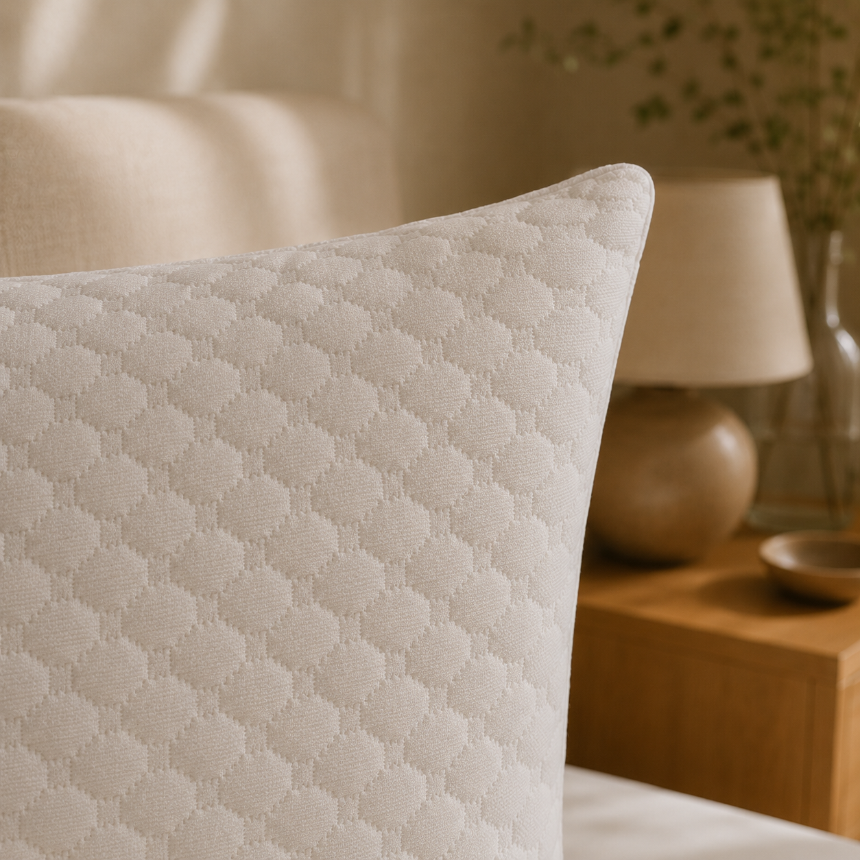 Oreiller Mémoire de Forme | Flocons Mousse Viscoélastique 1500g | Fabriqué en Europe JLB Home
