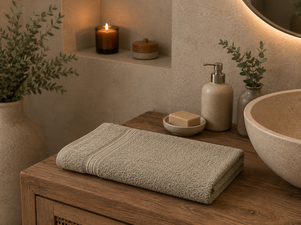 Serviette de Bain 50x100 cm — 100% Coton 500g/m² | Douce & Absorbante | JLB Home JLB Home