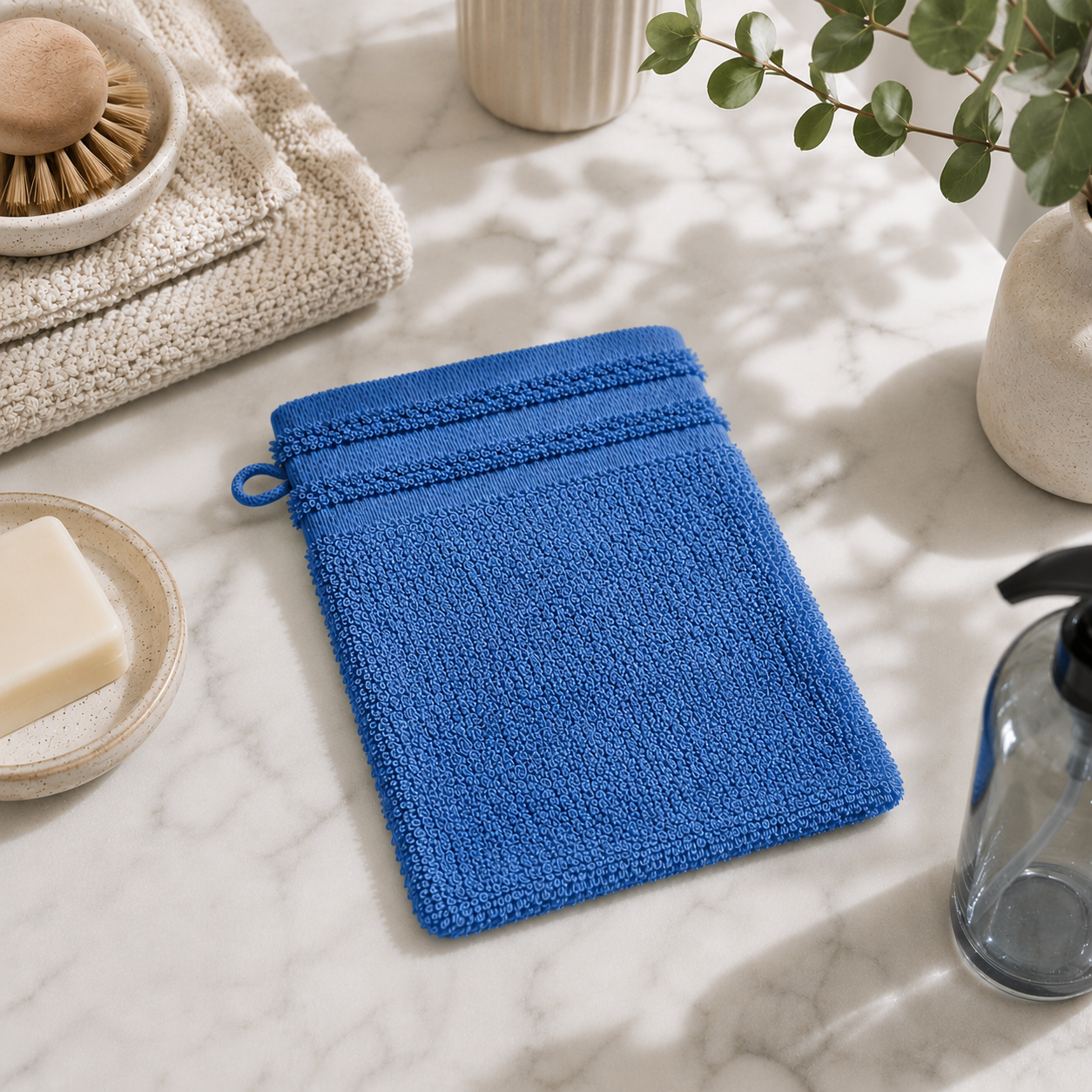 Gant de Toilette 100% Coton | 500g/m² | 8 Coloris | 16x21 cm JLB Home