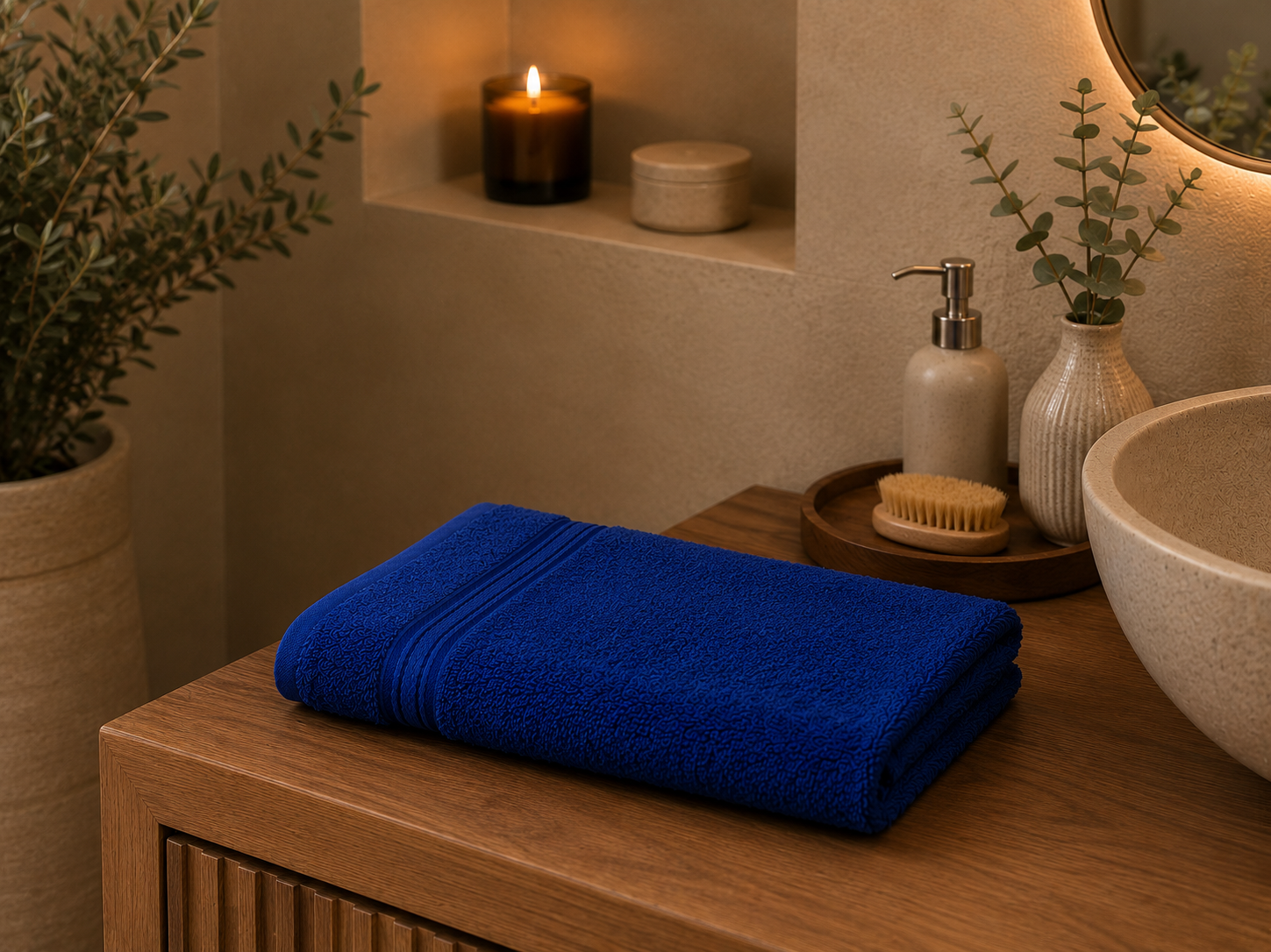 Serviette de Bain 50x100 cm — 100% Coton 500g/m² | Douce & Absorbante | JLB Home JLB Home