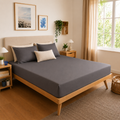 Drap Housse Protège-Matelas 2 en 1 | Imperméable | 100% Coton 57 Fils OEKO-TEX® | Bonnet 30 cm JLB Home
