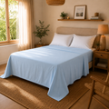 Drap Plat Percale 80 Fils | Toucher Frais & Soyeux | 4 Coloris | 3 Tailles JLB Home