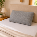 Oreiller Mémoire de Forme 40x60 | Housse Carbone Respirante Anti-Statique | Déhoussable JLB Home
