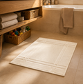 Tapis de Bain 50x80 cm | Coton 750g/m² | Antidérapant & Ultra Doux | JLB Home JLB Home