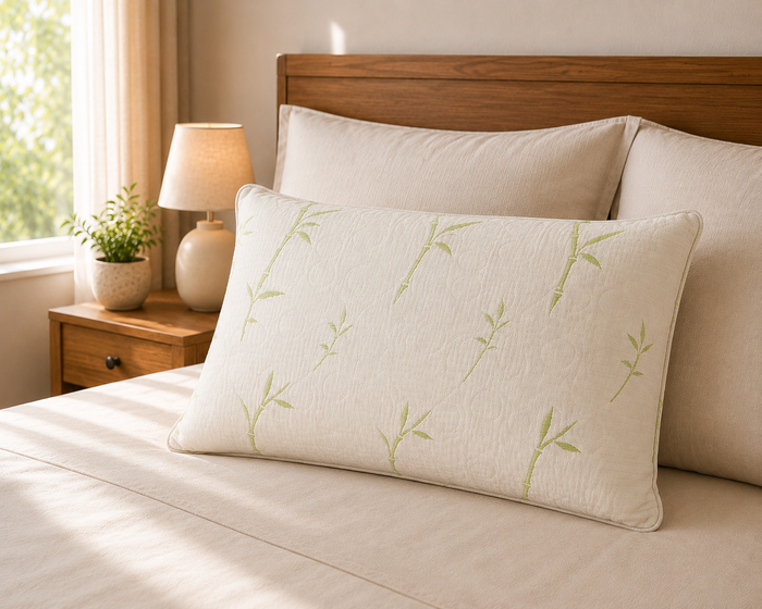 Oreiller Thermocontrole | Housse Fibre de Bambou | Spécial Été | 60x60 & 50x70 JLB Home