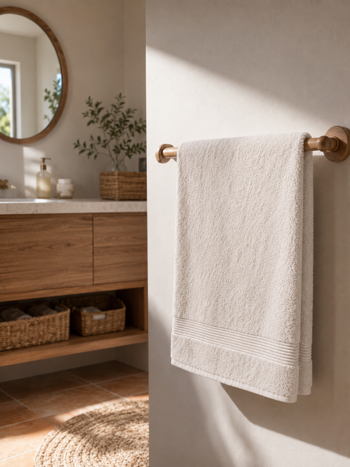 Serviette de Bain 100% Coton 600g/m² | Qualité Hôtelière JLB Home