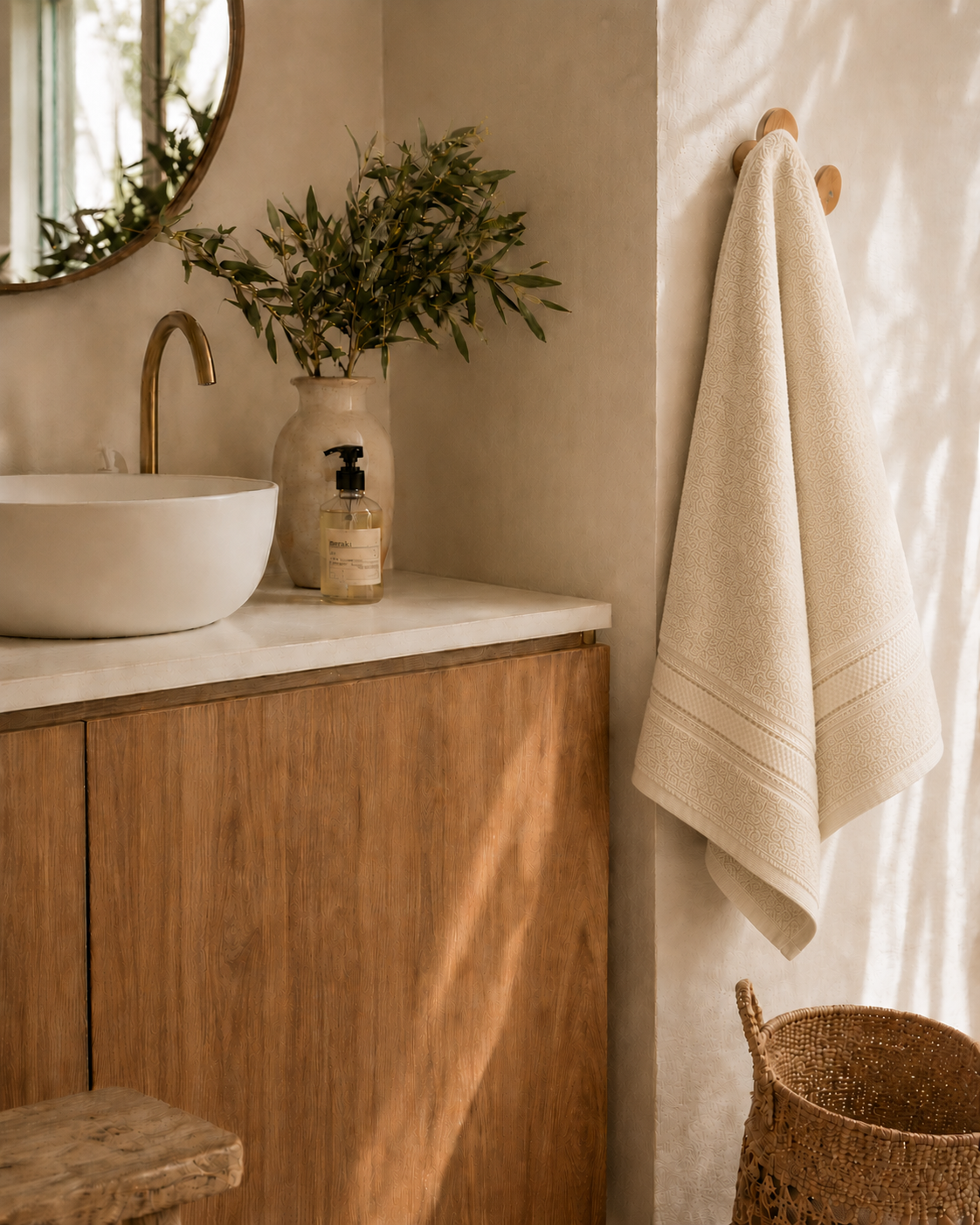 Serviette de Bain 70x140 cm — 100% Coton 500g/m² | Moelleuse & Absorbante | JLB Home JLB Home