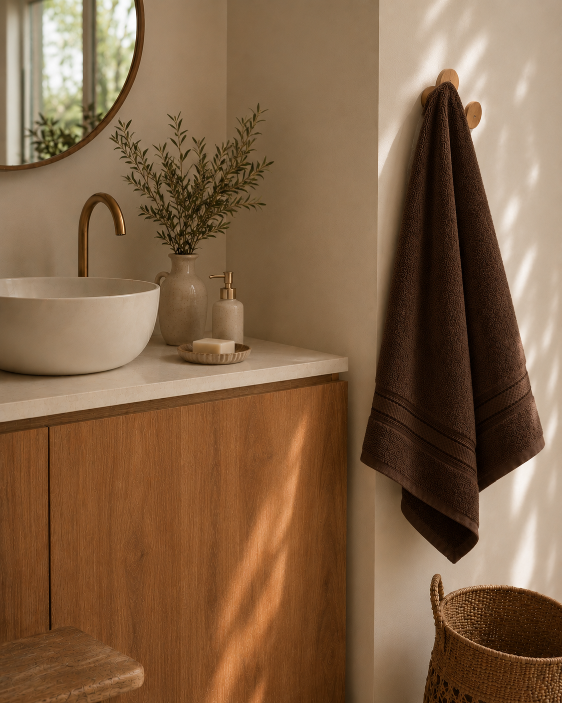 Serviette de Bain 70x140 cm — 100% Coton 500g/m² | Moelleuse & Absorbante | JLB Home JLB Home