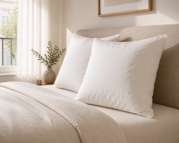 Oreiller Alain de Vauban — Percale de Coton | Garnissage Fibres Vierges | JLB Home JLB Home