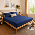 Drap Housse Protège-Matelas 2 en 1 | Imperméable | 100% Coton 57 Fils OEKO-TEX® | Bonnet 30 cm JLB Home