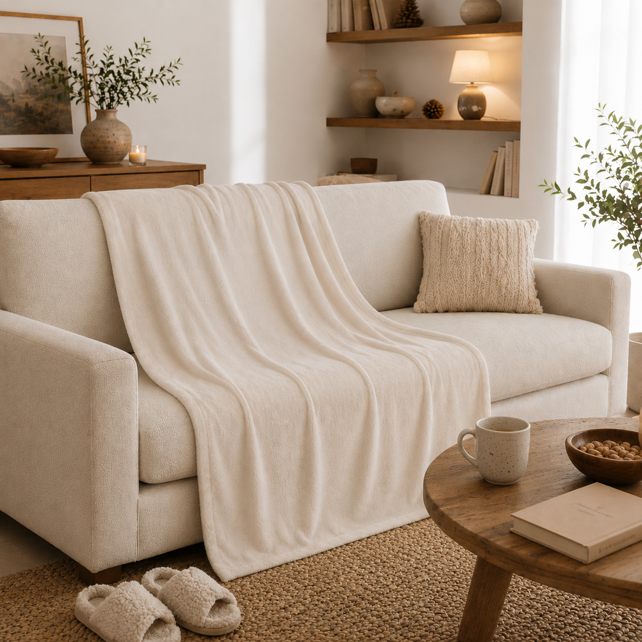 Plaid Jeanne de Vauban 160x210 cm — Polyester Ultra Doux | Confort & Élégance | JLB Home JLB Home