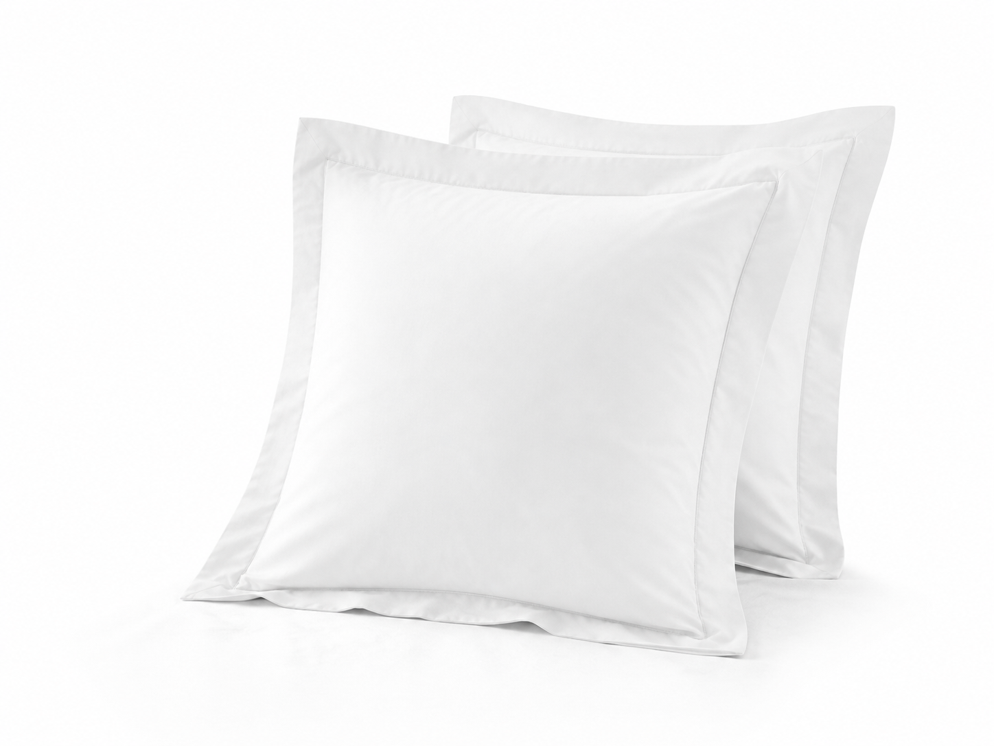Lot de 2 Taies d'Oreiller 100% Coton Peigné — Percale 80 Fils | Certifiées OEKO-TEX | JLB Home JLB Home