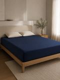 Drap Housse 100% Coton Peigné — Percale 80 Fils | Certifié OEKO-TEX | Bonnet 35cm | JLB Home JLB Home