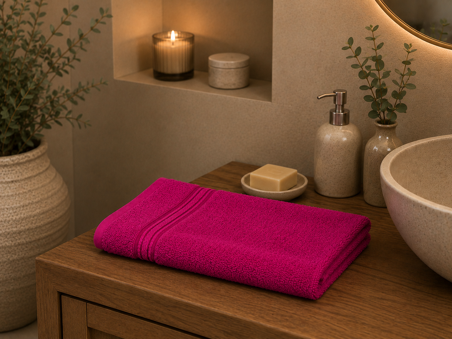 Serviette de Bain 50x100 cm — 100% Coton 500g/m² | Douce & Absorbante | JLB Home JLB Home