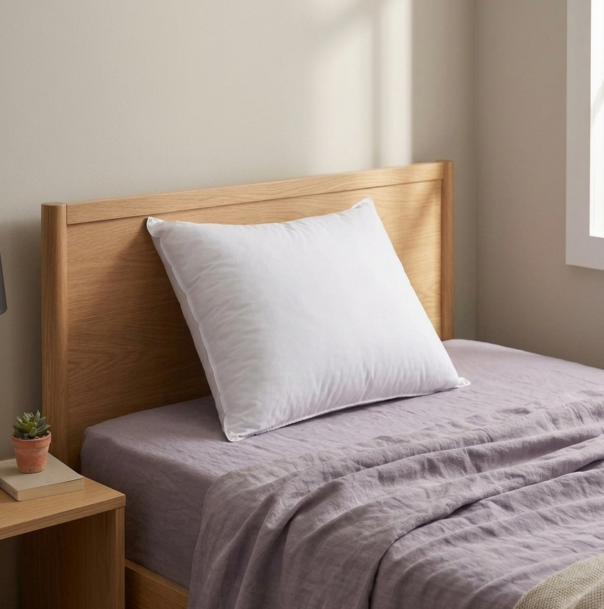 Oreiller Confort Moelleux | Chips Polyuréthane | Enveloppe Microfibre | Fabriqué en Europe | JLBhome JLB Home