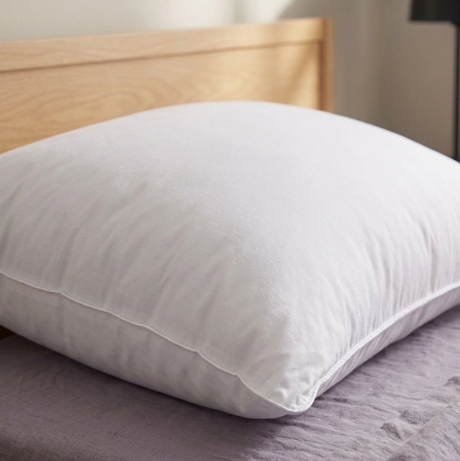 Oreiller Confort Moelleux | Chips Polyuréthane | Enveloppe Microfibre | Fabriqué en Europe | JLBhome JLB Home