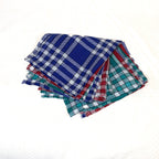 Lot de 12 torchons - 43x45 cm - Multi-couleurs (Bleu, Vert, Rouge) JLB Home