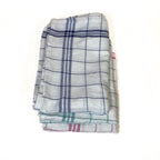 Lot de 12 torchons en coton - 55x80 cm - Multi-couleurs (Bleu, Vert, Rouge) JLB Home