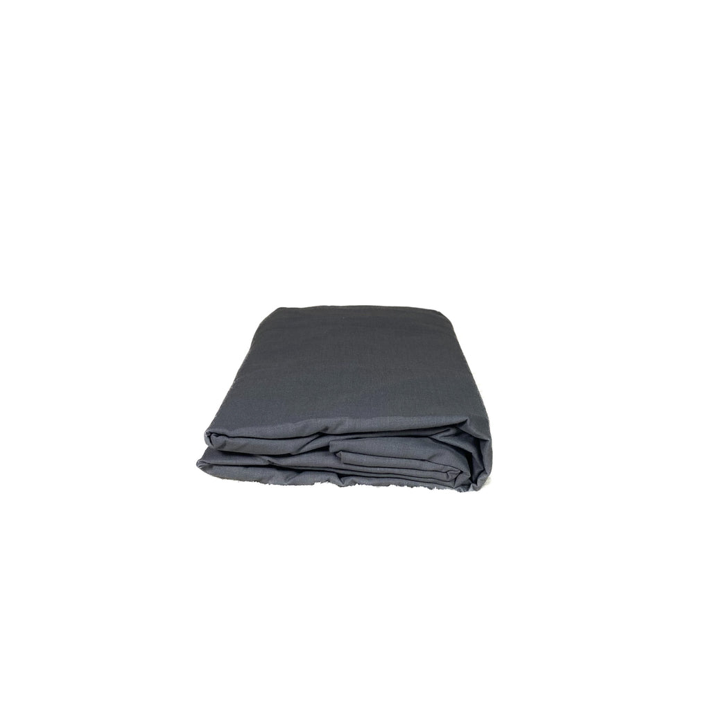 Draps housses Percale de Polycoton 80fils/cm2 - Gris foncé JLB Home