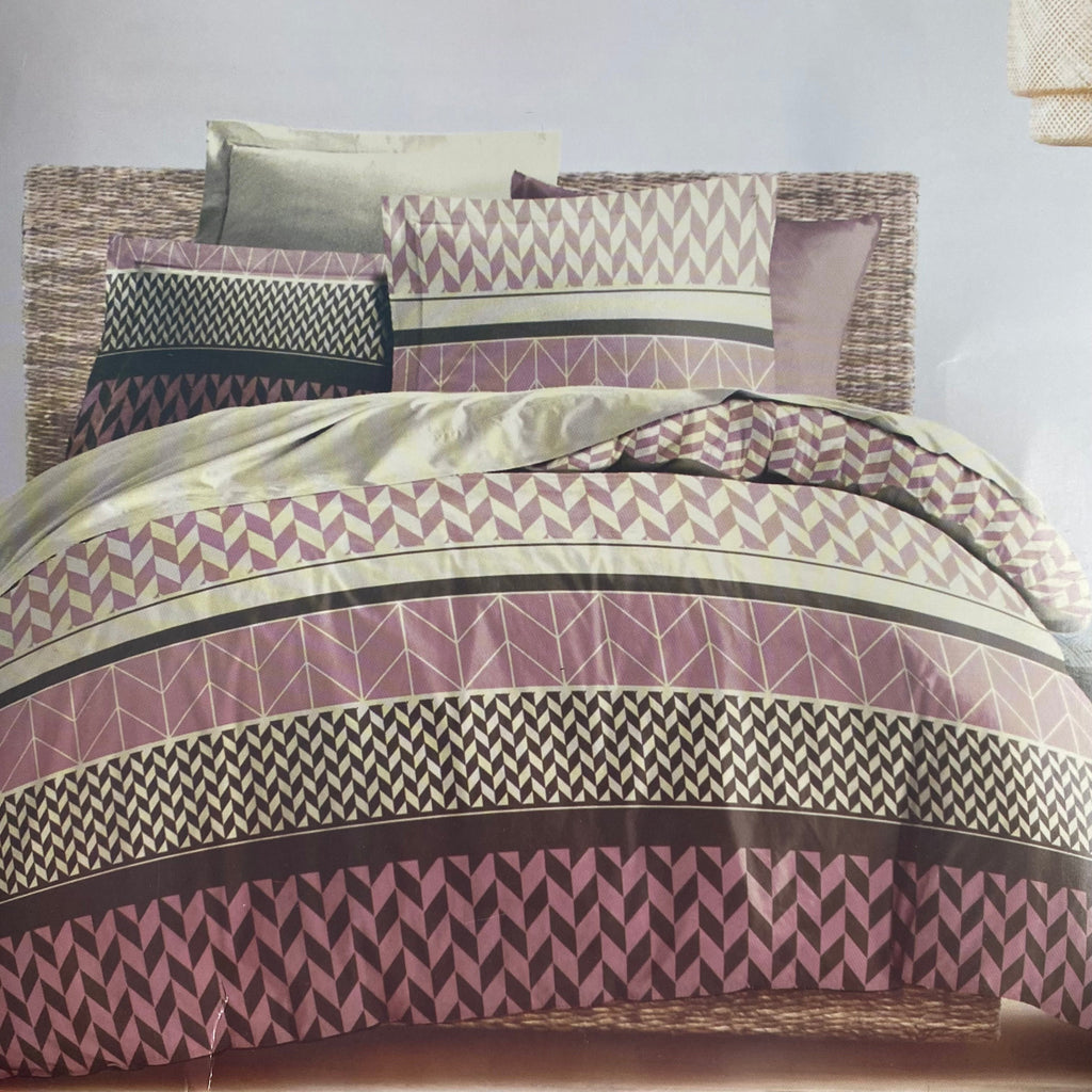 Housses de couette + 2 taies d’oreillers 65x65 - coton - MÉTROPOLE JLB Home