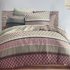 Housses de couette + 2 taies d’oreillers 65x65 - coton - MÉTROPOLE JLB Home