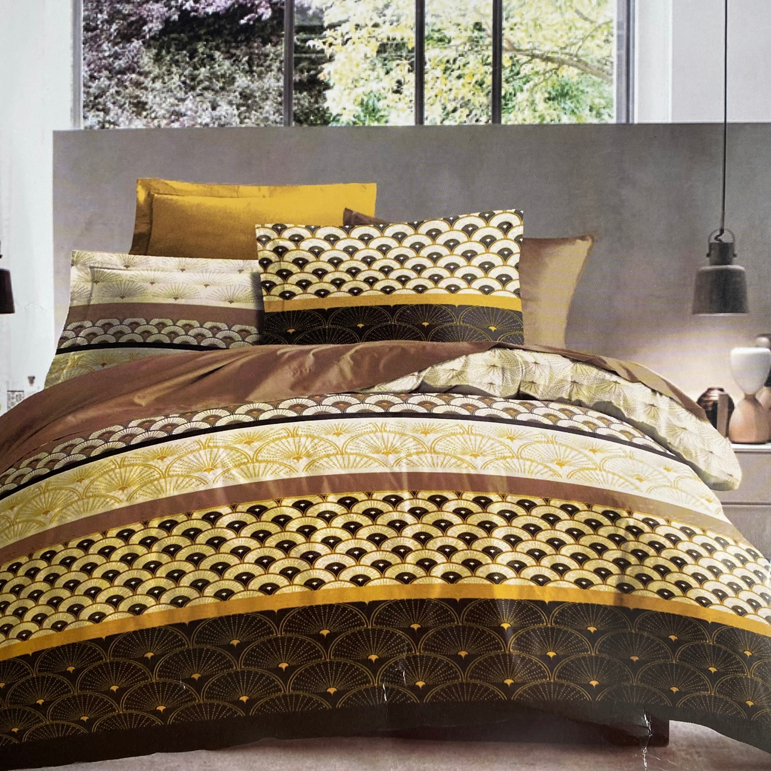 Housses de couette + 2 taies d’oreillers 65x65 - coton - RIVIERA JLB Home