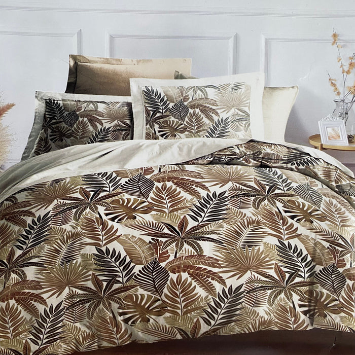 Parure de lit 4 pièces - Coton - AUTOMNE DORÉ JLB Home