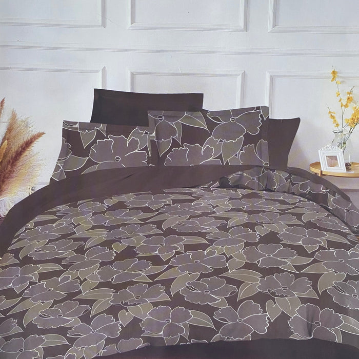 Parure de lit 4 pièces - Coton -  NUIT FLORALE JLB Home