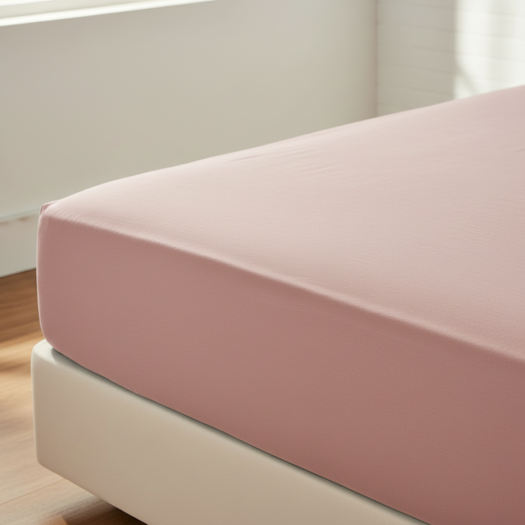 Drap housse Rose