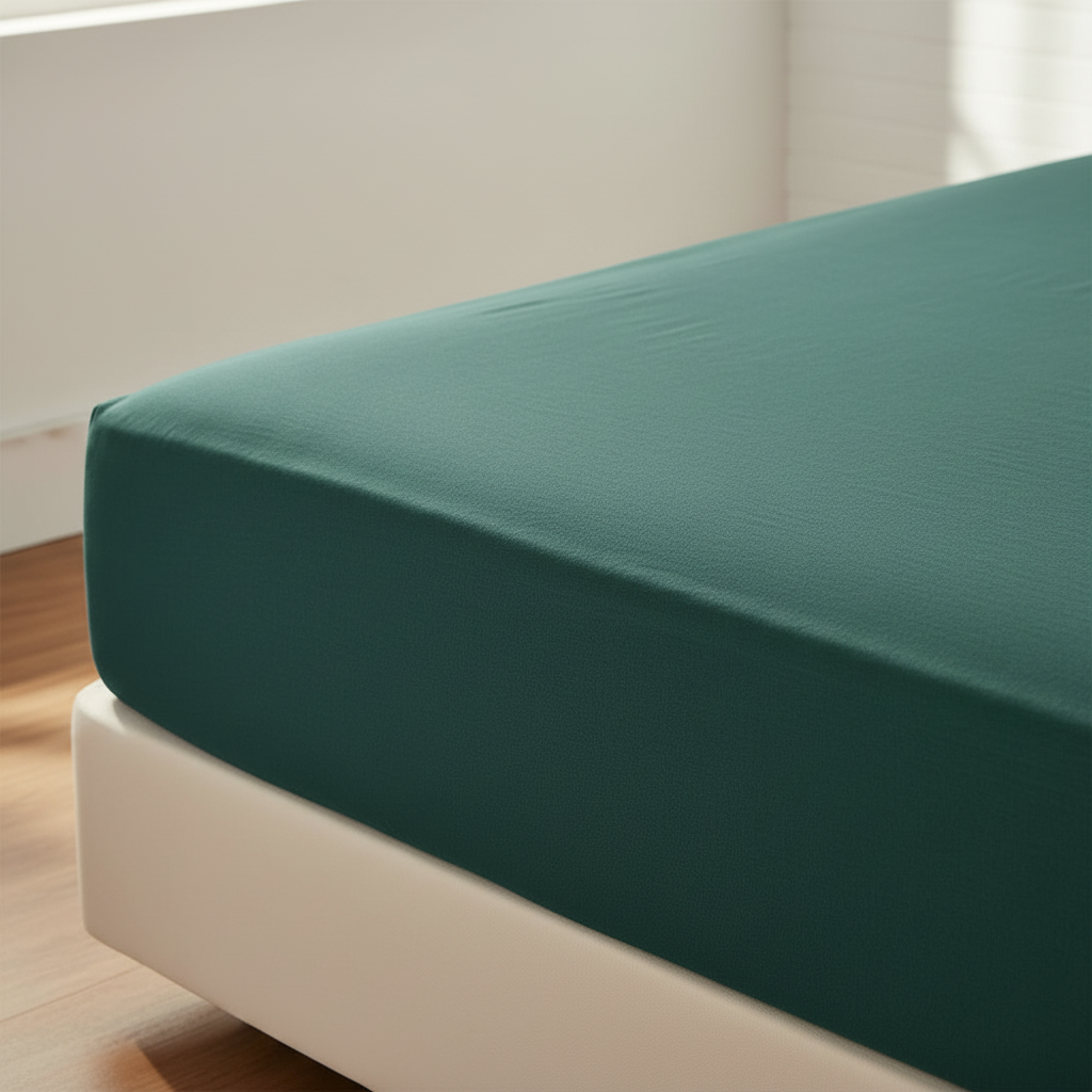 Drap housse Vert foncé