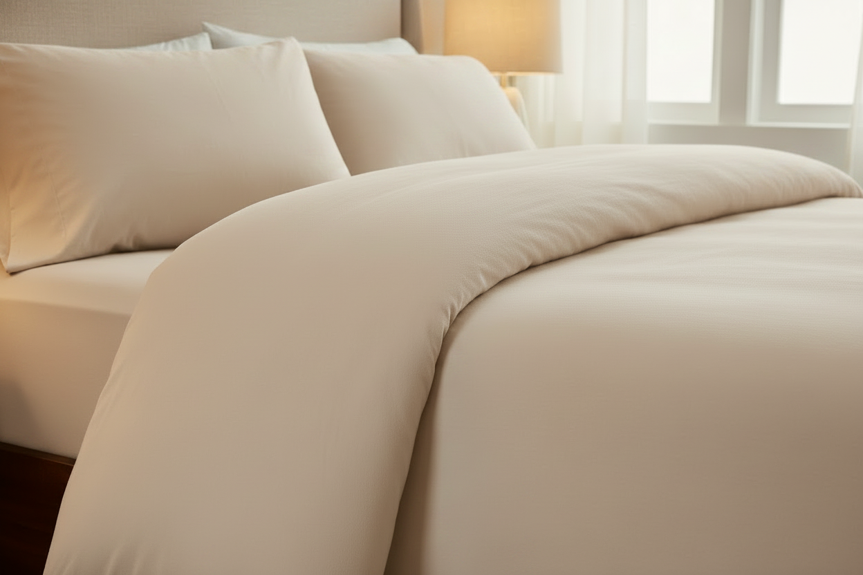 Housse de couette Crème