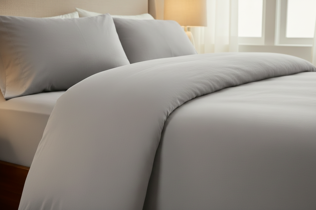 Housse de couette Gris clair