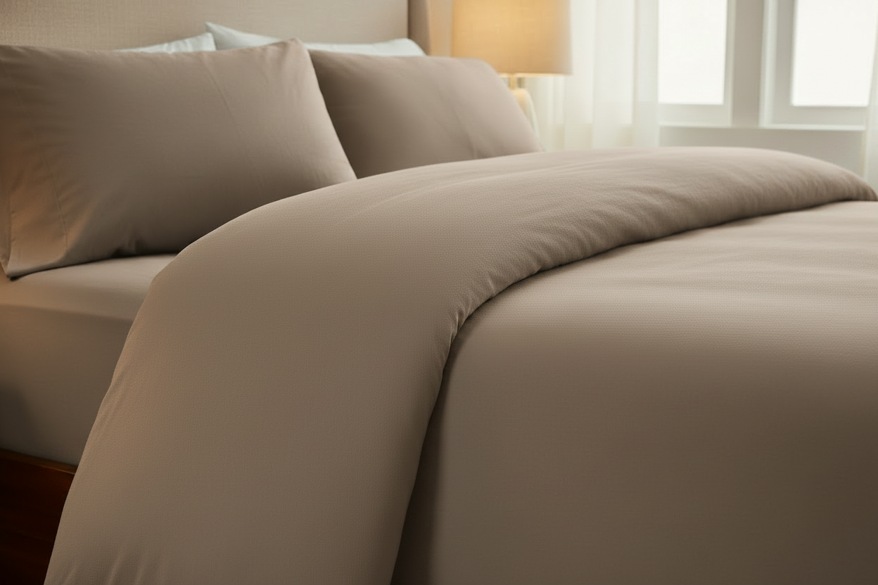 Housse de couette Taupe